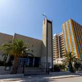 ...l�iconico grattacielo dell�Inail e la chiesa di San Sabino 